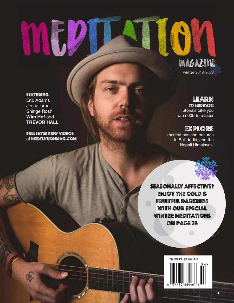 Meditation Magazine Trevor Hall cover
