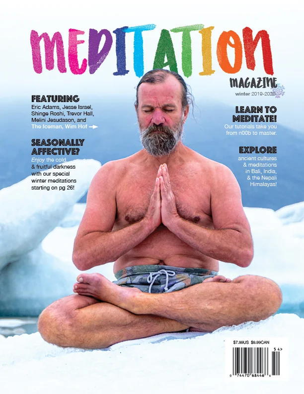 Meditation Magazine Wim Hof cover