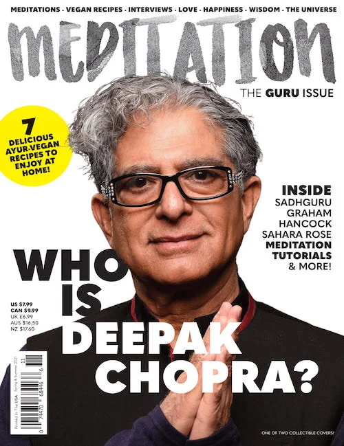 Meditation Magazine Deepak Chopra cover