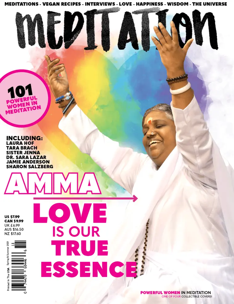 Meditation Magazine Amma cover