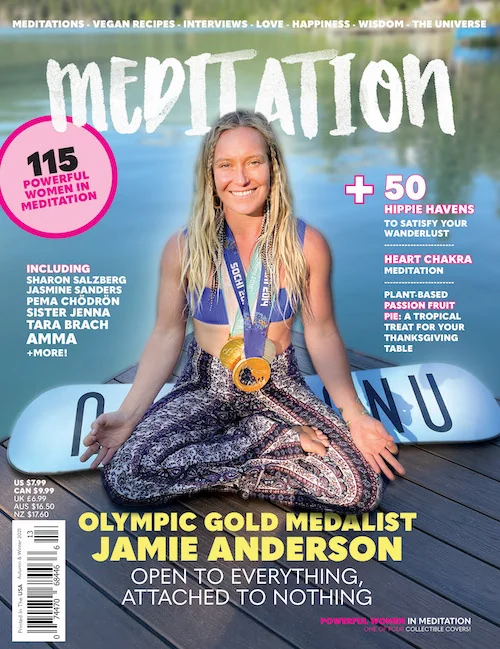 Meditation Magazine Jamie Anderson cover