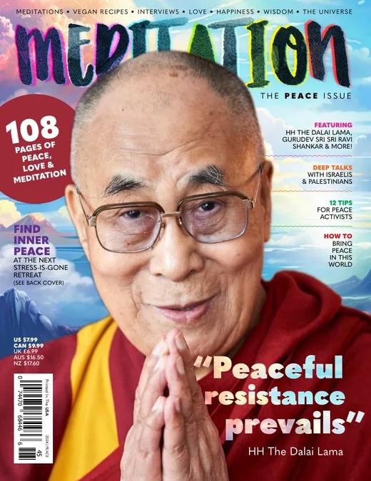Meditation Magazine Peace Issue cover